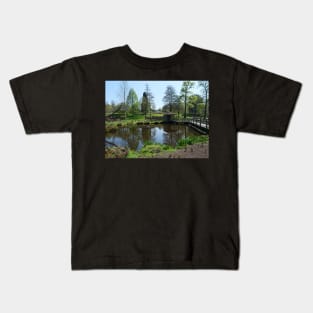 Trees and water frozen in time Kids T-Shirt